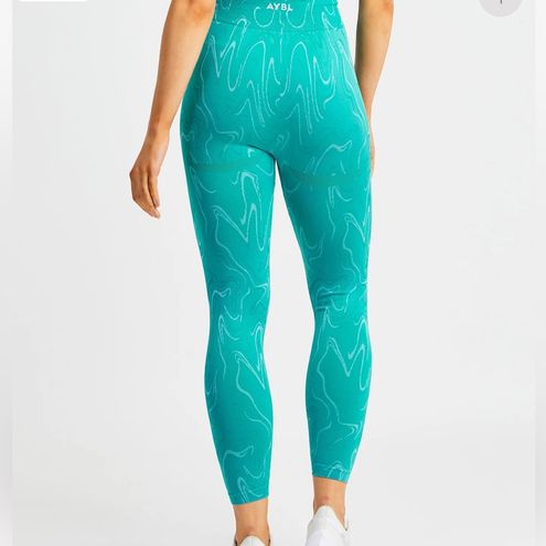 AYBL NWT velocity seamless turquoise workout leggings Size XS - $27 New  With Tags - From megan