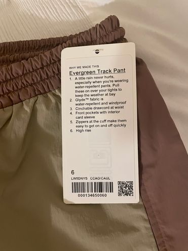 Lululemon Evergreen Track Pant Cacao / Cafe Au Lait Tan Size 6 - $50 (57%  Off Retail) New With Tags - From Amy