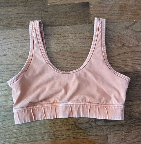 Aerie NWOT offline faded orange cropped tank top / sports bra Size M - $25  (35% Off Retail) - From roya