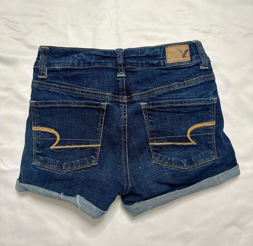 AE Ne(x)t Level Super High-Waisted Denim Short Short