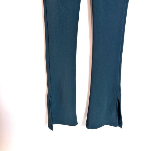 ZARA Ottoman Slit Leggings Dark Green Small - $21 - From Jenny