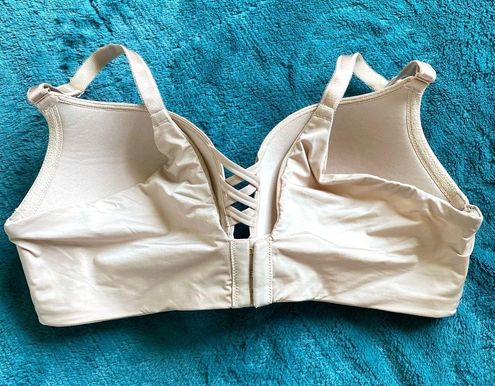 Torrid 360 Back Smoothing Push Up XO Plunge Bra 40D Beige