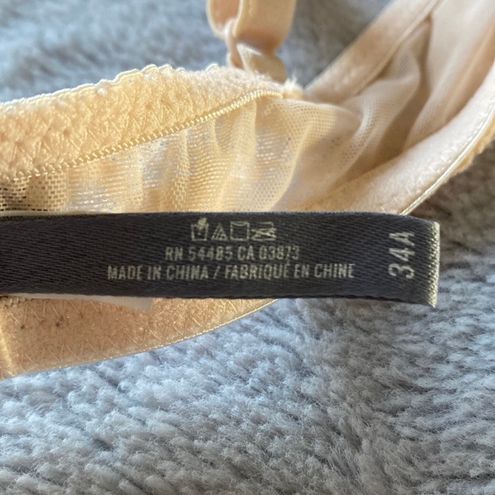 Aerie Gently Used Nude Lace Bra, Size 34A Tan - $25 - From Meghan