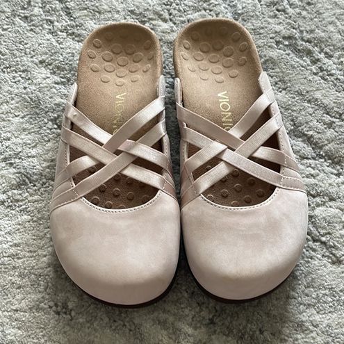 Vionic Claire US Size 8 EU 39 Light Pink Slip-On Mule Flats Shoes