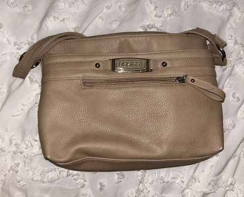 Rosetti Cream & Brown Leather Purse - $22 (56% Off Retail) - From Rachel