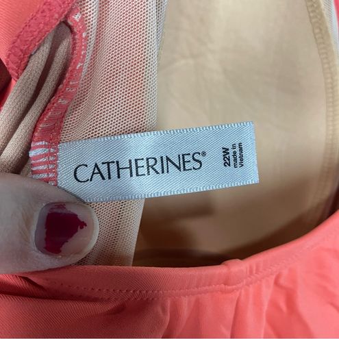 One Piece Catherines plus size swimsuit coral size 22W - $37 - From Nifty