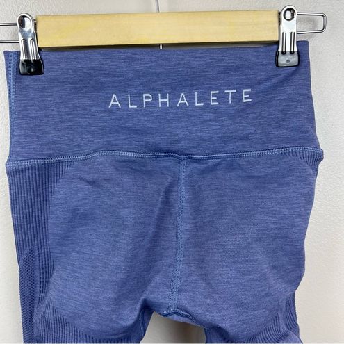 Alphalete Aero Leggings Size Medium French Blue Workout Athletic