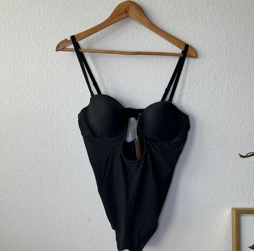 SKIMS Deep Plunge Shapewear BodySuit Black Size 3X - $100 - From