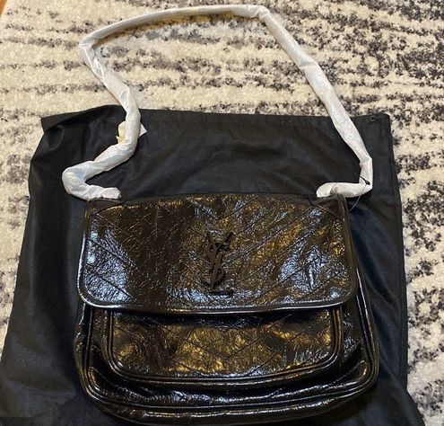 Saint Laurent Medium Niki Leather Shoulder Bag