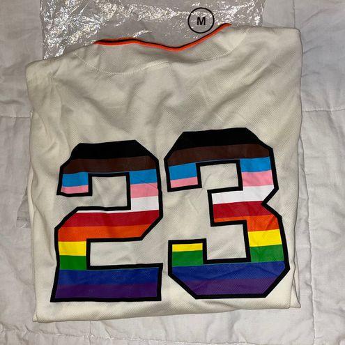 Shirts, Sf Giants Rainbow Pride Baseball Jersey Size Medium