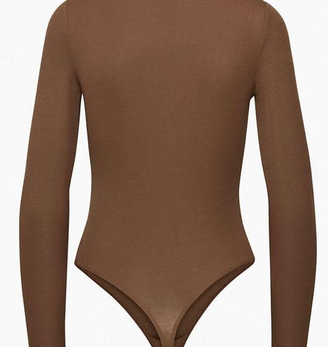 Aritzia Sunday Best Henley Bodysuit Cognac Size Small - $40 New With Tags -  From Chrissy