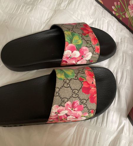 Gucci Floral Slides Multi Size 7 - $350 (12% Off Retail) New With Tags -  From Kennedy