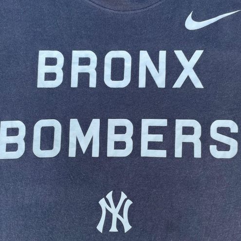 Nike NY Yankees Bronx Bombers Grey Dri-Fit T-Shirt