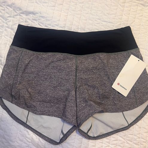 Lululemon speed up short 4 inch Gray Size 8 - $48 (29% Off Retail) New With  Tags - From gracie