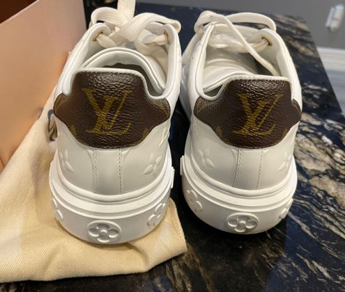 Louis Vuitton LV Time out sneakers White Size 6.5 - $900 (30% Off Retail) -  From Lori