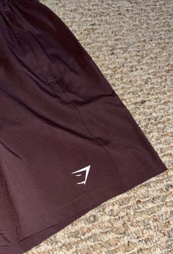 Gymshark Woven Pocket Shorts - Chocolate Brown