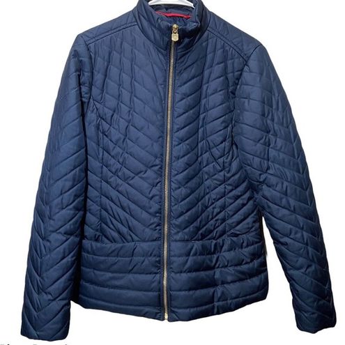 Hilfiger Quilted Puffer Jacket Barn Jacket M Size - $45 - From Pearl