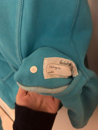 Lululemon Full-Zip Scuba Hoodie Blue Size 6 - $100 (21% Off Retail