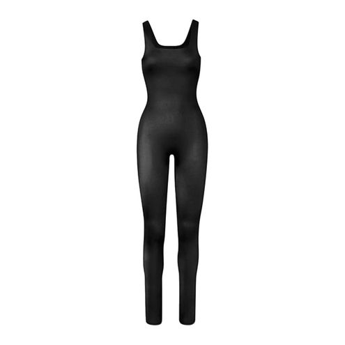 SKIMS All In One Shine Square Neck Onesie Catsuit Black Size 2X - $98 (23% Off  Retail) - From Brownide