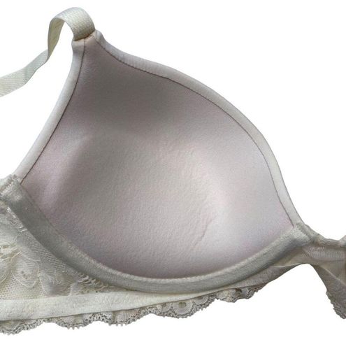 Calvin Klein Perfectly Fit White Ivory Lace Push-up Bra #F2597
