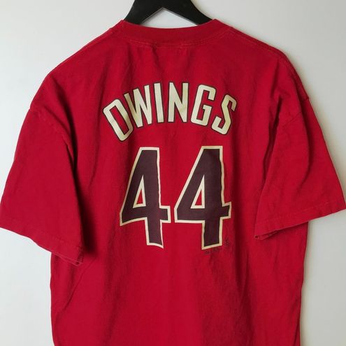 Majestic Vintage Arizona Diamondbacks Dwings T Shirt Baseball Player MLB  Red XL - $32 - From The