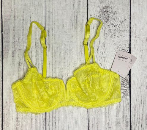Target Auden Women's Unlined Balconette Bra - Lime Yellow Size 32 B - $9  New With Tags - From Zephyr