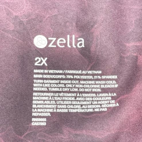 Zella NEW Studio High Waist 7/8 Leggings Purple Starling Tara