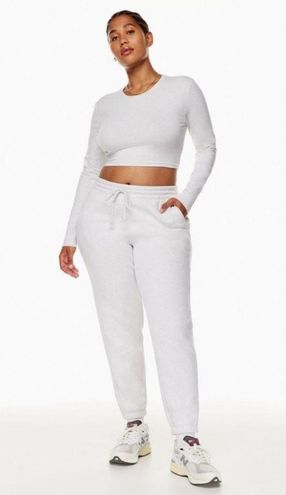 Aritzia TNA Cozy Fleece Boyfriend Cuffed Sweatpants Mid Rise