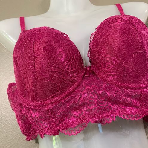 Daisy Fuentes Pink Lace Bra Size 38 C - $10 - From Nayely