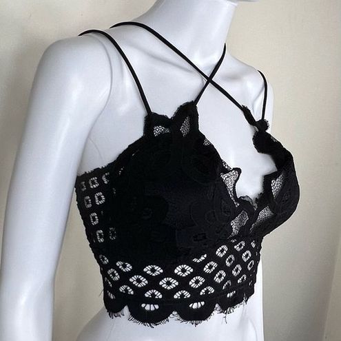 Zenana Outfitters Black Lace Bralette 3x Size undefined - $23