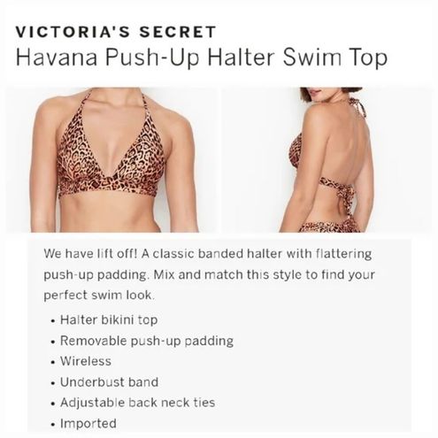 Victoria's Secret Havana Push-up Halter Top