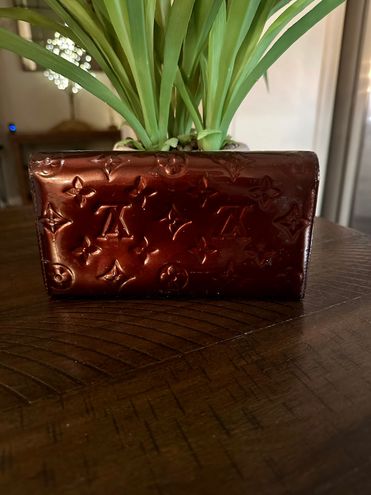 Louis Vuitton RARE!! Wine Vernis Sarah Wallet - $495 - From Katie