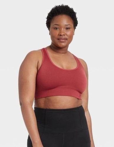 All In Motion Sport Bra XXL Bralette Racerback Athletic Work Out Burgundy  Tank - $16 New With Tags - From Alexis