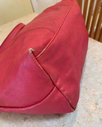 Longchamp Le Pliage Cuir leather bag Pink - $48 (90% Off Retail