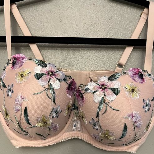 Victoria's Secret Dream Angels Lightly-Lined Spring-Bouquet Demi Bra - Size  34DD - $23 - From Susie