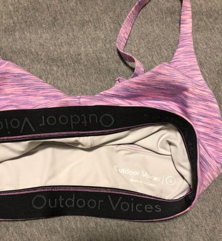 Outdoor Voices Freeform Flow Bra Pink - $55 - From cat