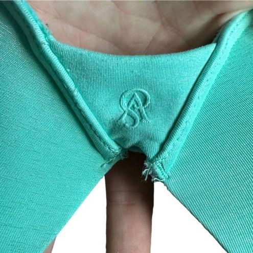 Victoria's Secret Teal Underwire Padded Lightly Lined Tee Short Bra size 34C  - $10 - From Kelsey