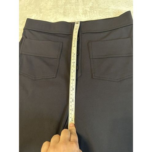 Halara Pants Trousers Women New Work Casual Pull On Up BLACK Size