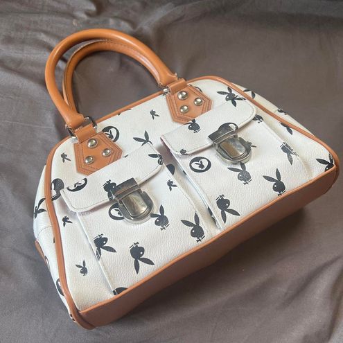 Playboy Black And White Monogram Manhattan Bag - $66 - From