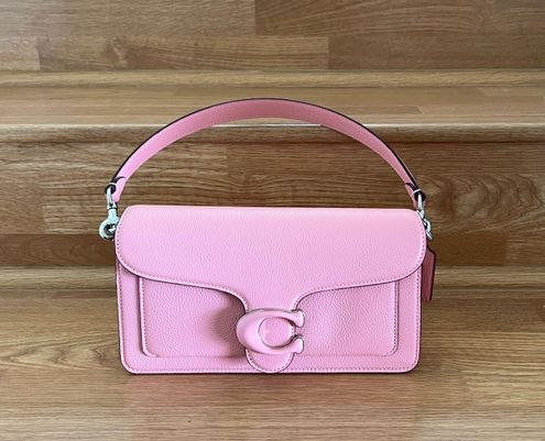 Coach Tabby Shoulder Bag 26 Pewter Flower Pink for Women