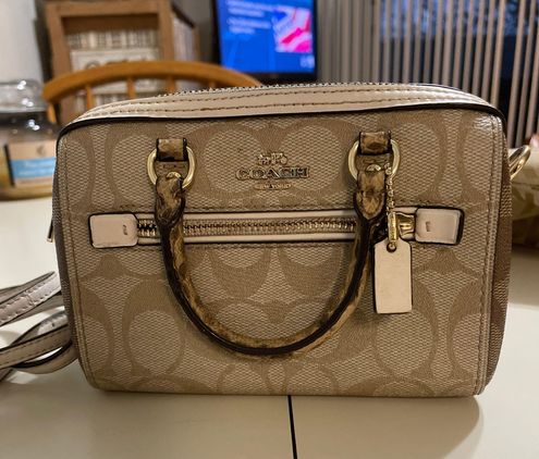 COACH Micro Rowan Crossbody In Signature Canvas