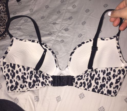 Victoria's Secret Victoria Secret Leopard Bra White - $24 (52% Off