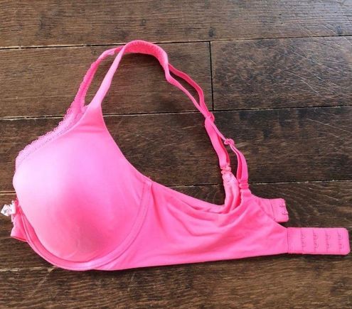 Victoria's Secret Body By Victoria Perfect Coverage Lines Hot Pink Bra 34C  - $17 - From Whitney