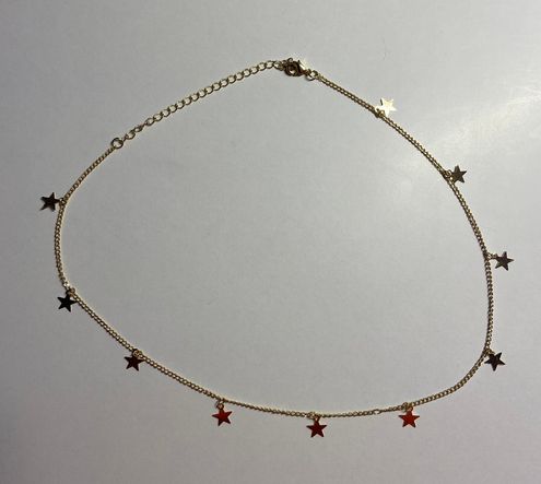 Brandy Melville Gold Star Choker 