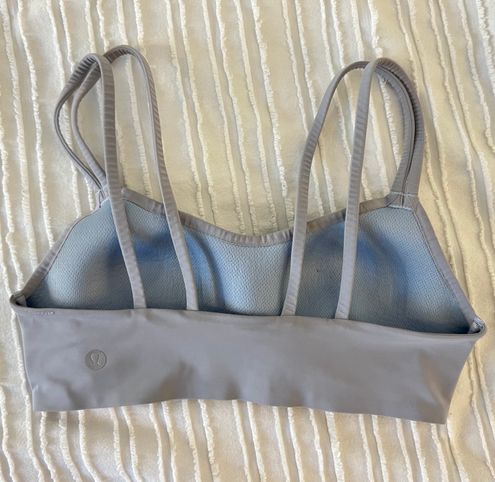 Lululemon Like A Cloud Bra Light Support in Blue Linen Size XXS