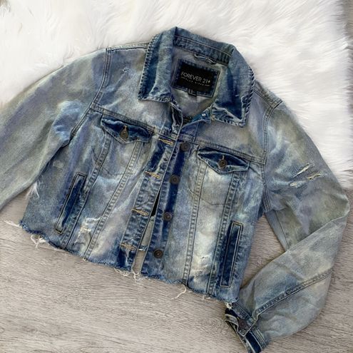 forever 21 plus jean jacket