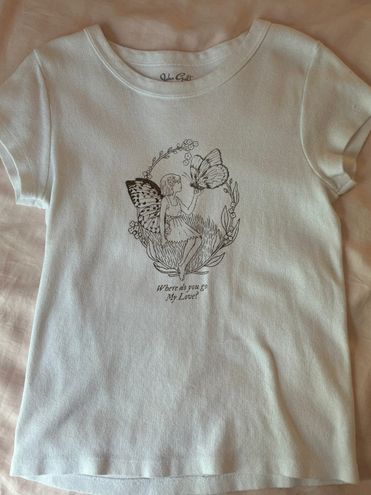 Brandy Melville Fairy Tee White - $22 (21% Off Retail) - From Celia