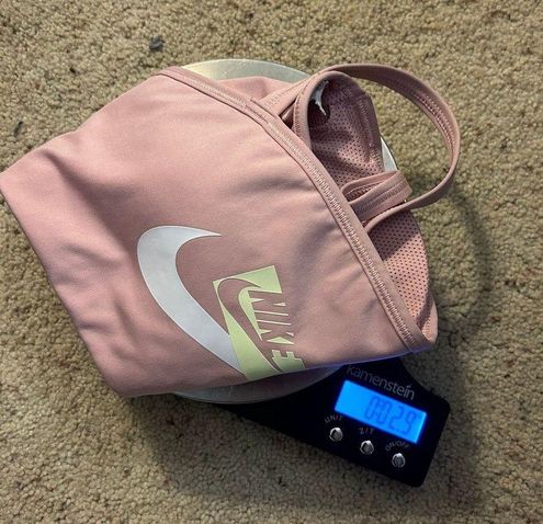 Nike Square Neck Bandeau Sports Bra Pink, Small, Removable Padding,  Adjustable Pink - $13 - From Kathryn