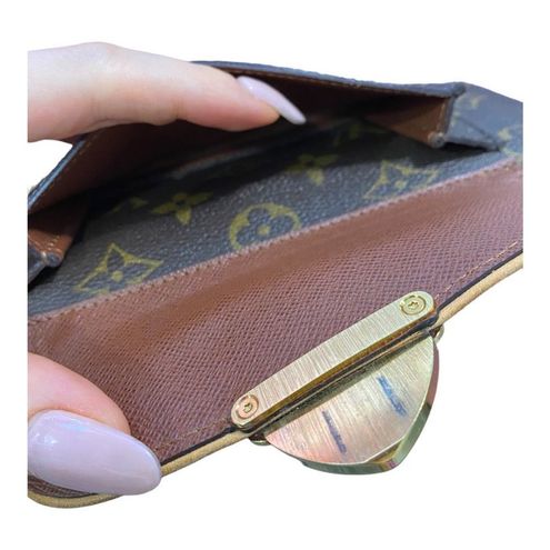 Louis Vuitton Astrid Oversized Long Monogram Brown Wallet