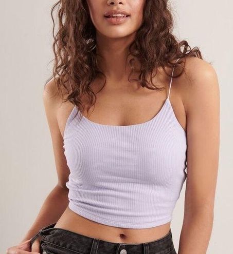 Garage The Ribbed Bungee Cami Light Purple Size M - $23 - From